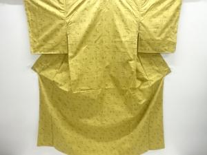 未使用品　絣柄織り出し手織り紬着物